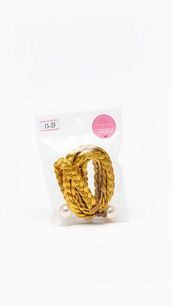 Cinturon  trenzado dorado