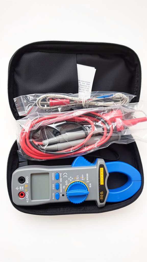 Pinza Amperimetrica,con sensor de temperatura