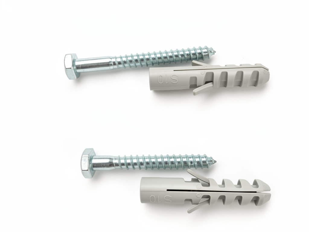 Taco con tornillo galvanizado N°10