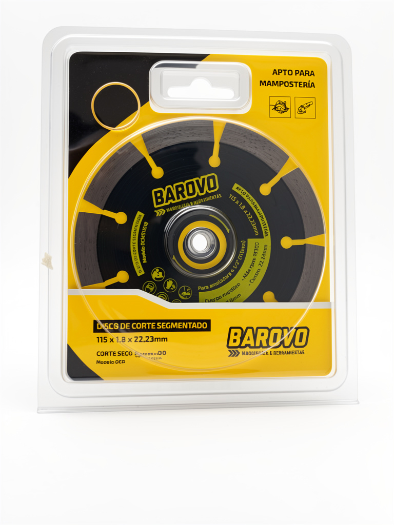 Barovo disco de corte segmentado