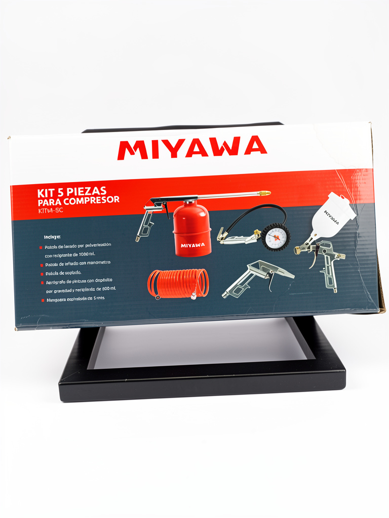 MIYAWA kit 5 piezas pintura compresor