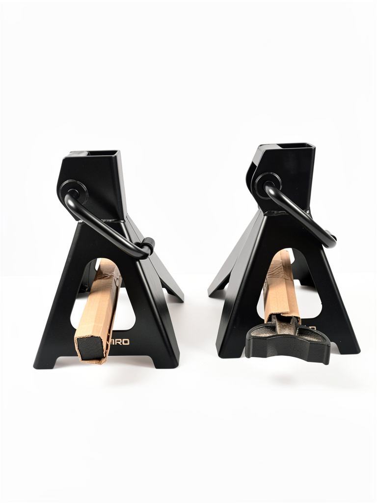 Caballetes levanta chasis negros