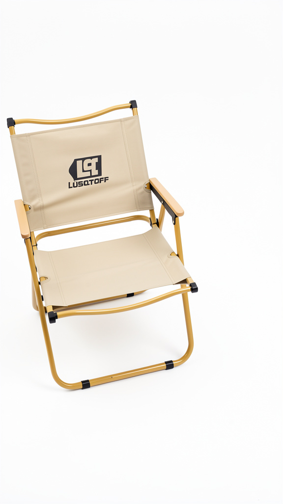 Lüsqtoff reposera plegable beige