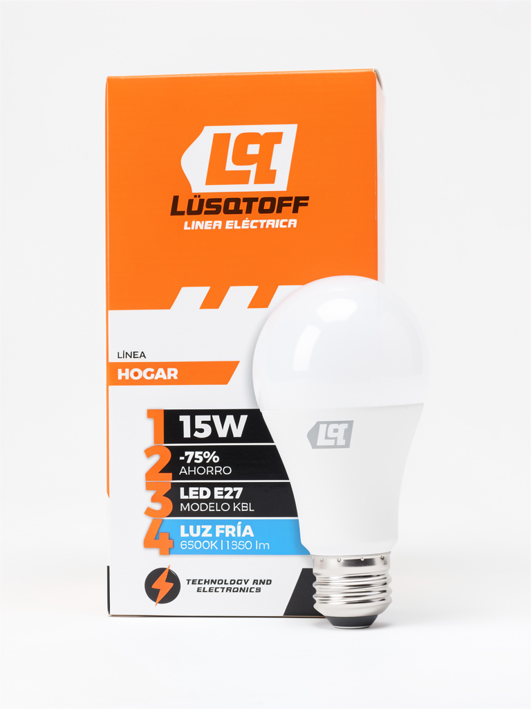 Lusqtoff lampara LED blanca 15W