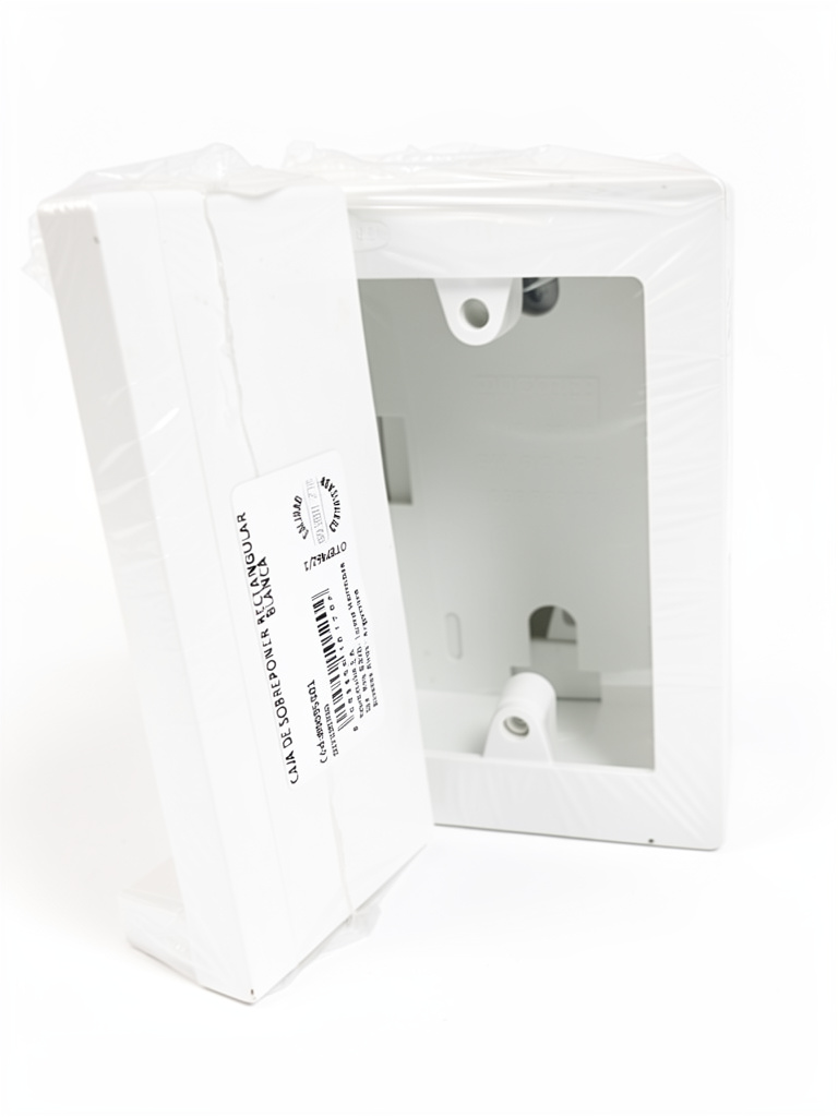 Caja de sobre poner blanca