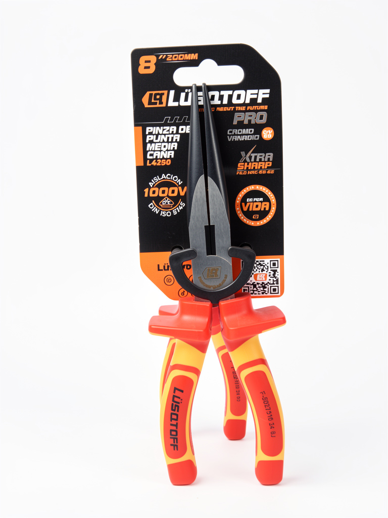 Lüsqtoff pinza de punta 8"