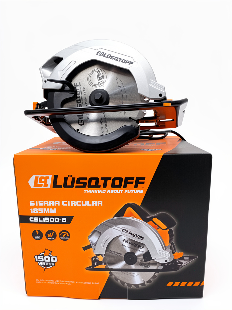 Lusqtoff sierra circular naranja 185mm
