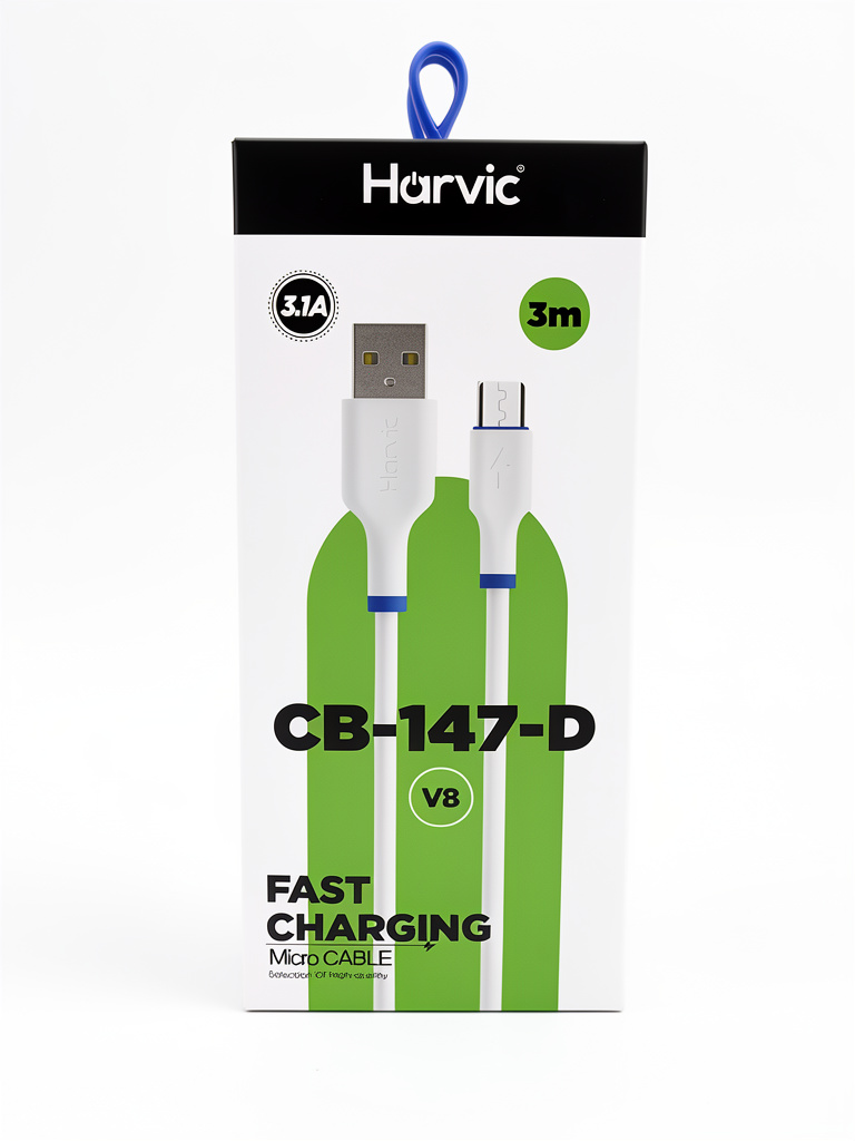 Harvic cable micro USB 3m