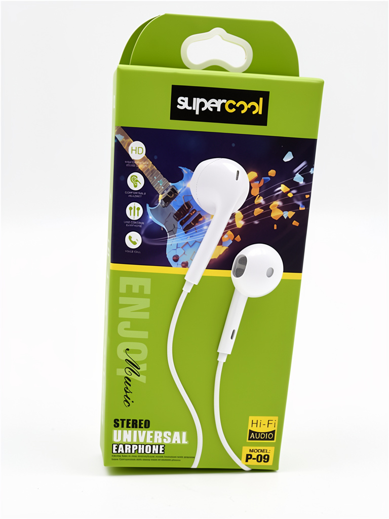 Supercool audifonos blancos P-09