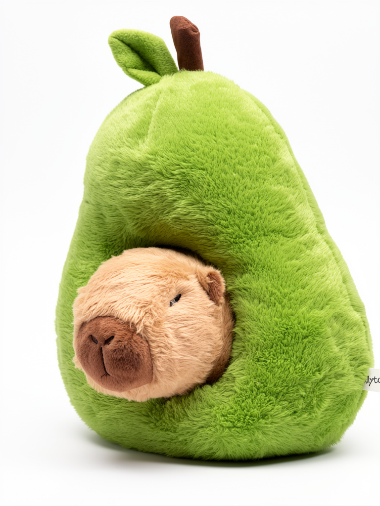 Peluche palta con capibara dentro
