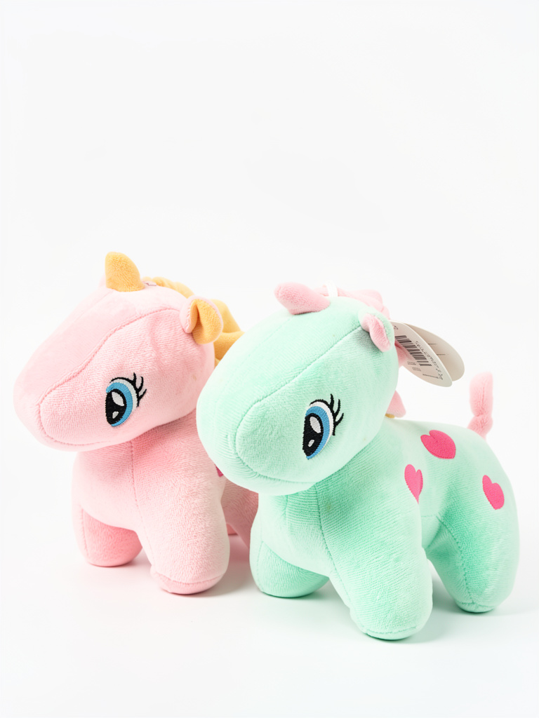 Peluches unicornio color verde