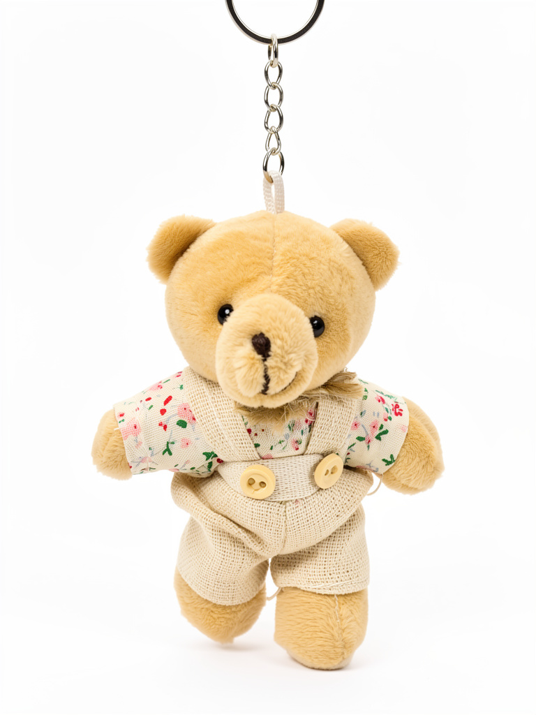 Oso mini beige llavero