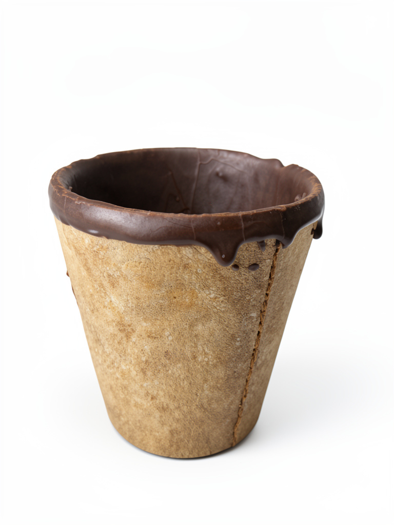 Vaso Chocolate comestible