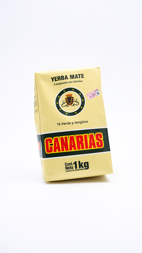 Yerba Canarias te verde y jengibre 1kg