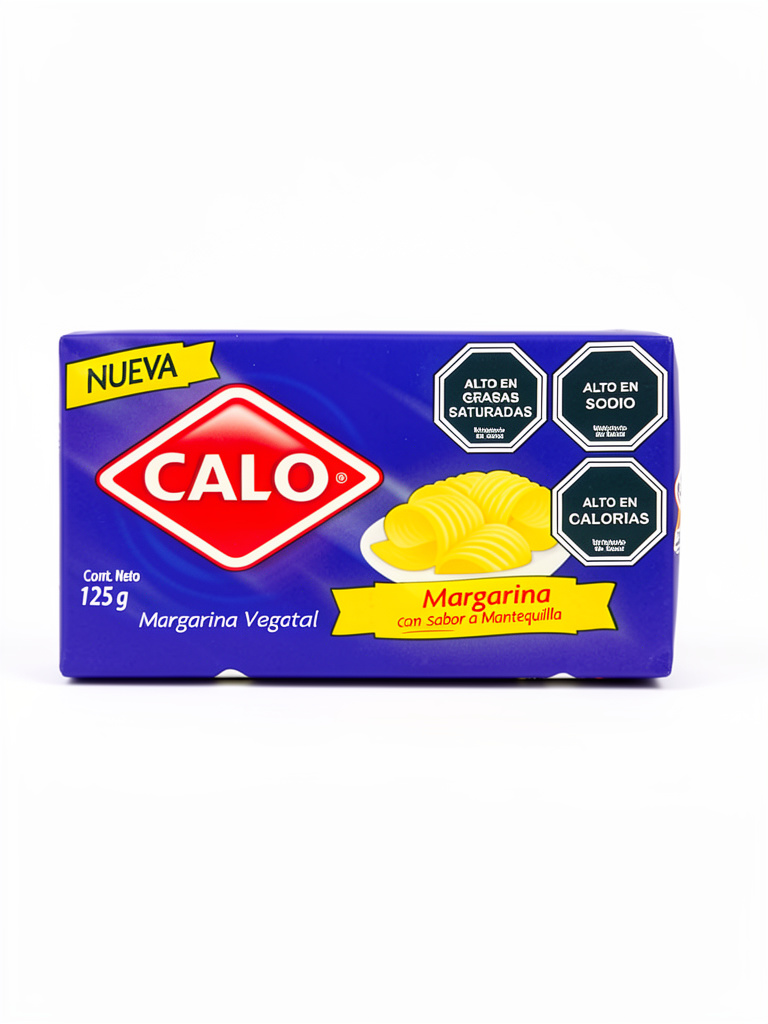 Margarina Calo  Con Sabor A Mantequilla 125 Gr.,