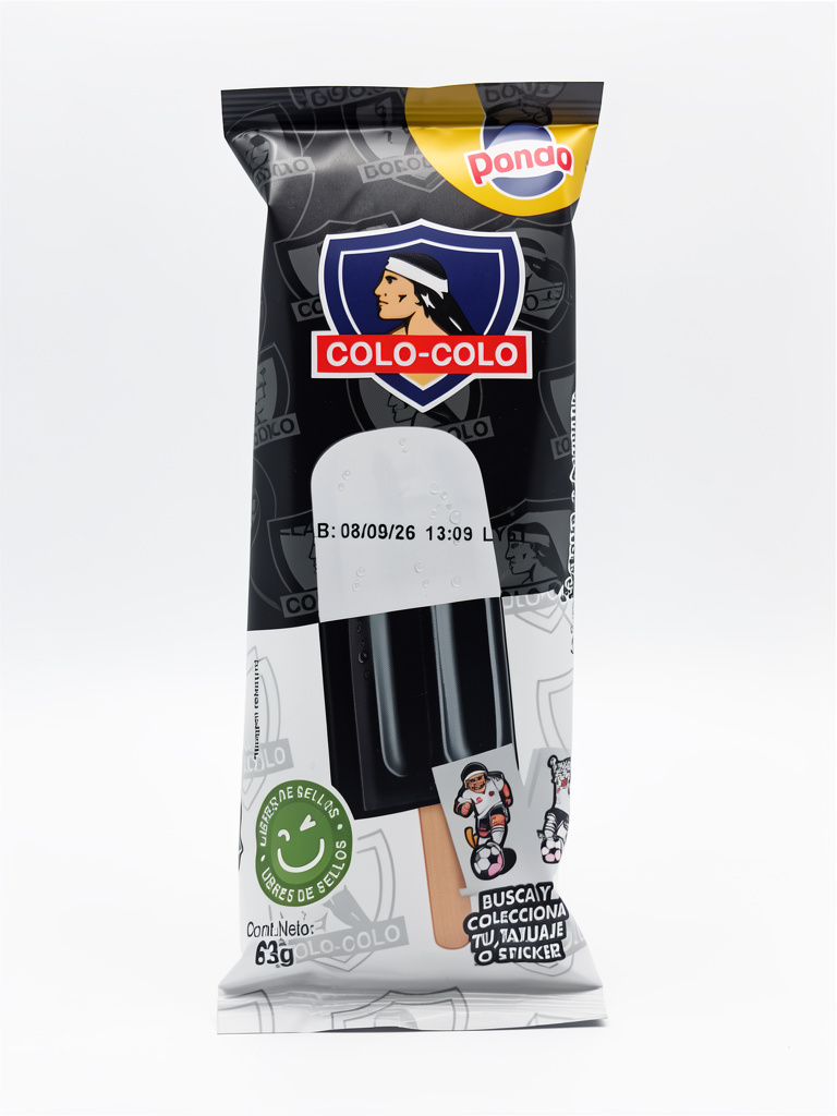 Helado colocolo panda