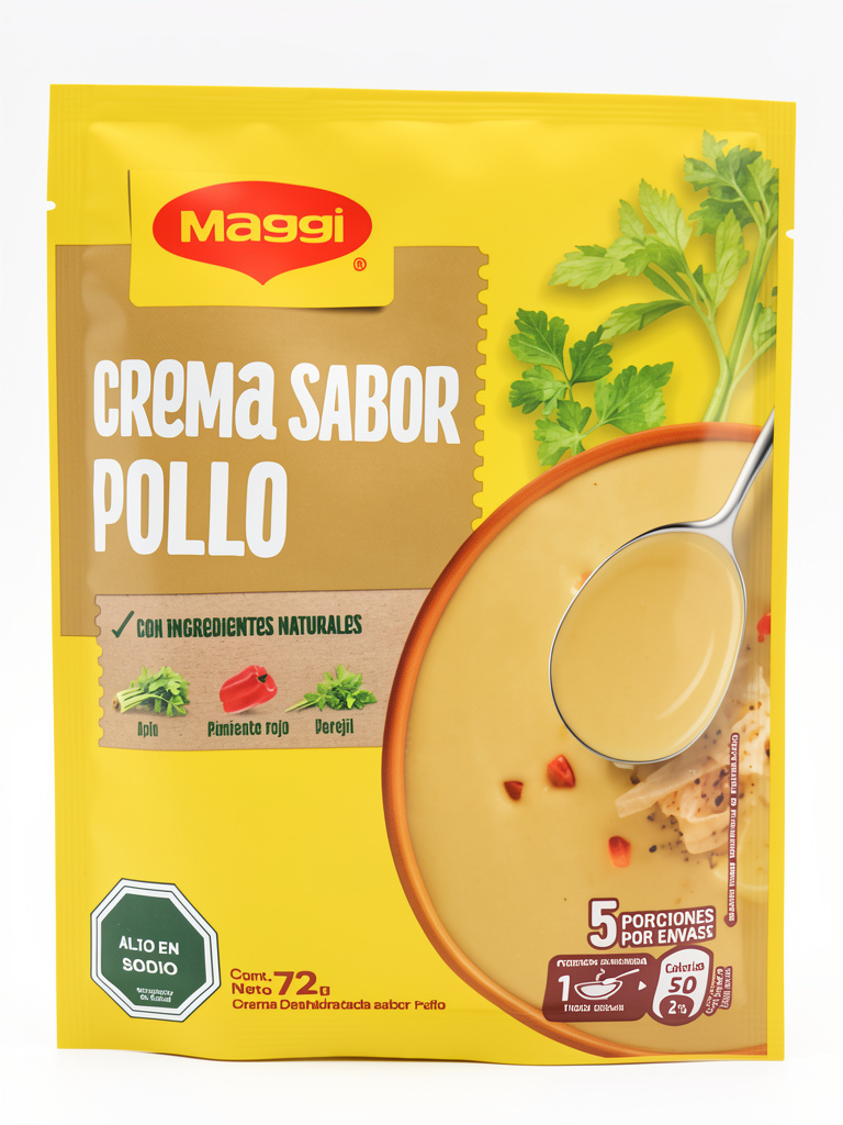 crema sabor pollo maggi