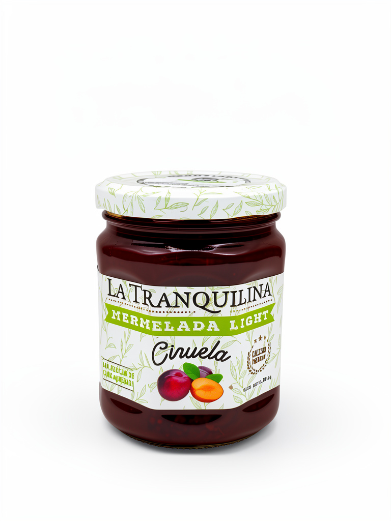 Mermelada Light de Ciruela La Tranquilina Sin TACC  x 330g.