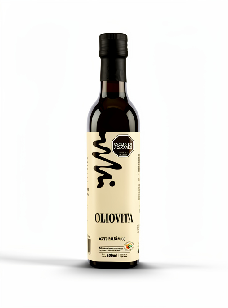 Aceto Balsámico Oliovita x 500ml botella de vidrio.