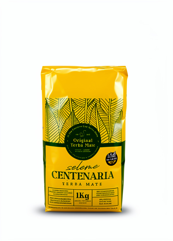 Yerba Mate Centenaria x 1kg despalada, padron uruguayo Sin Gluten