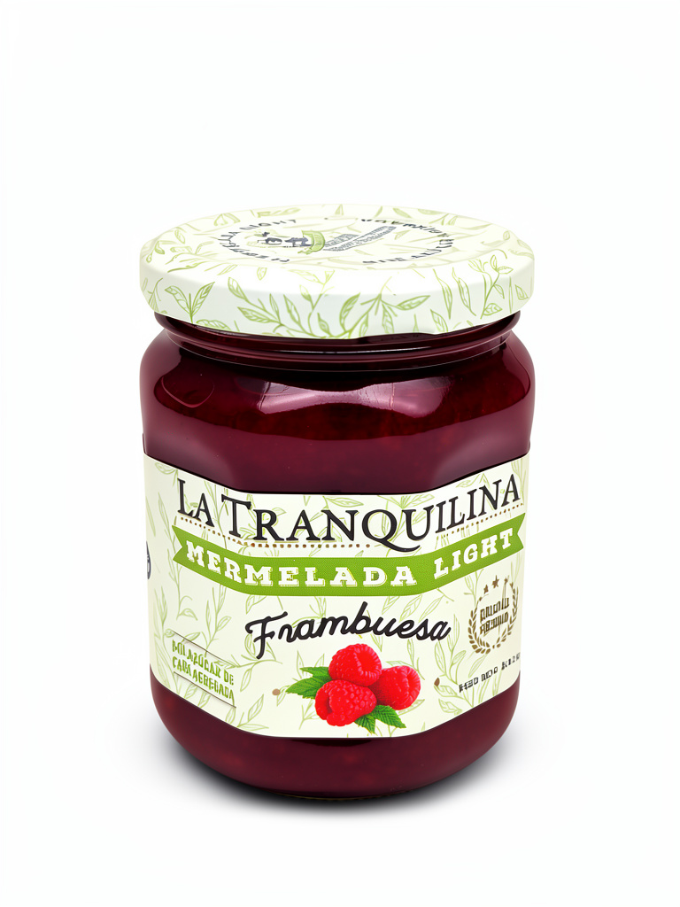 Mermelada Light de Frambuesa La Tranquilina Sin TACC  x 330g.