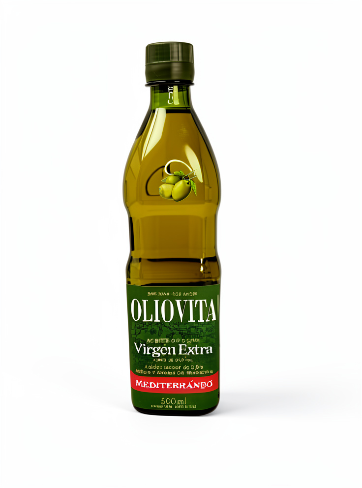 Aceite de Oliva Oliovita Virgen Extra Mediterráneo x 500ml botella de plastico.
