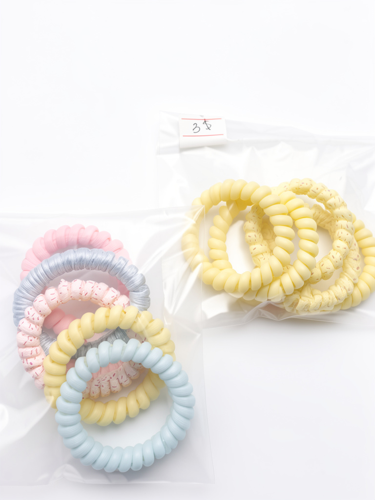 Ligas para cabello pastel