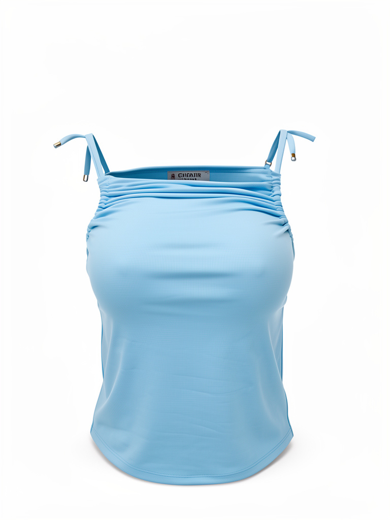 Blusa azul cielo tiras