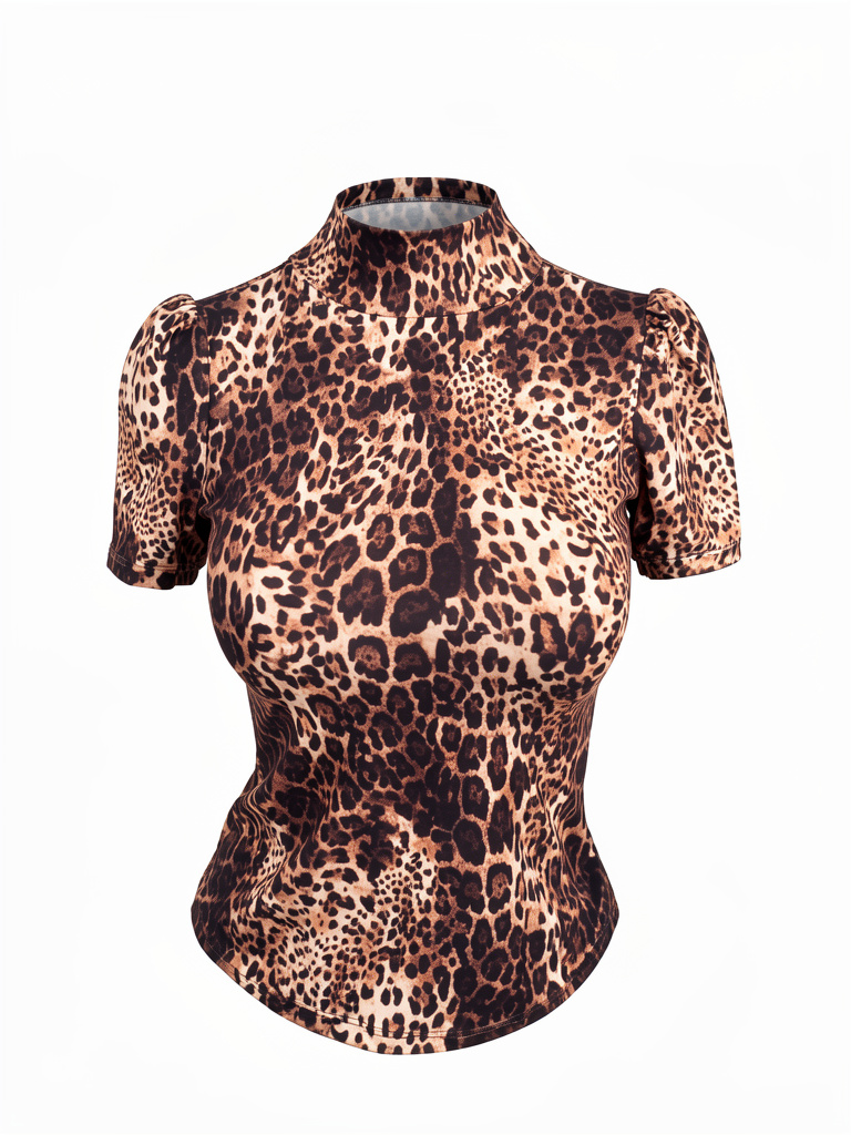 Blusa estampado animal print talla s