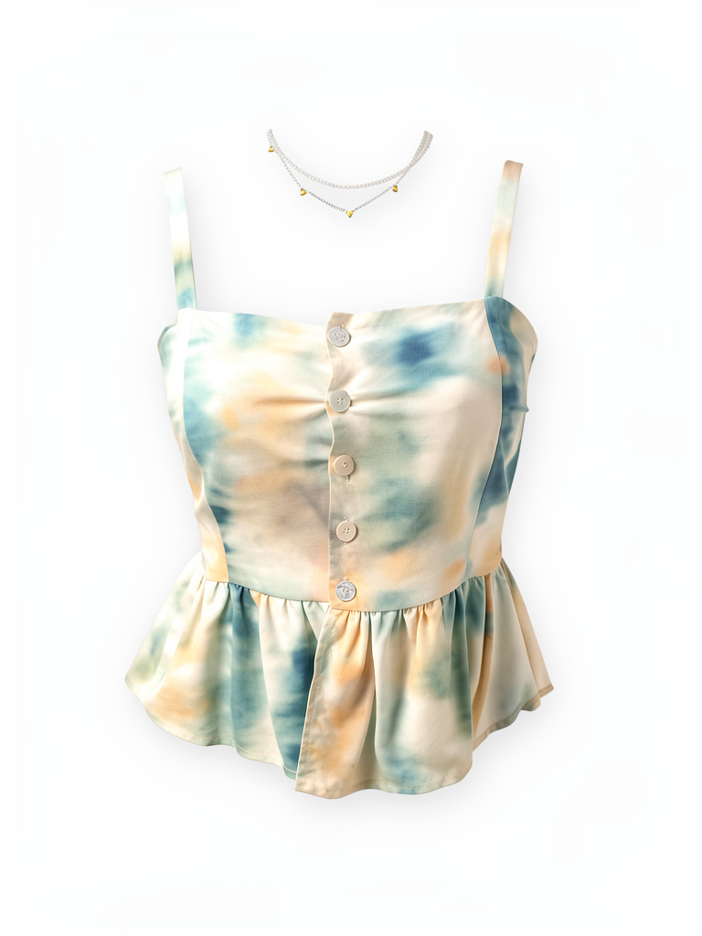 Blusa tie-dye pastel talla s