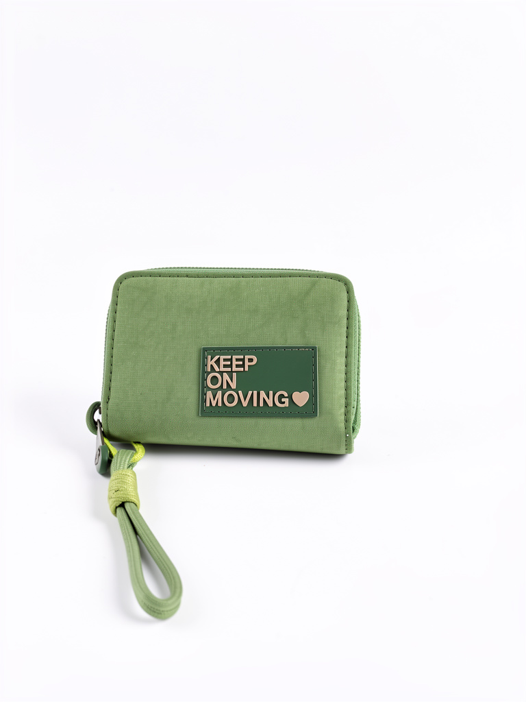 Cartera verde Keep On Moving