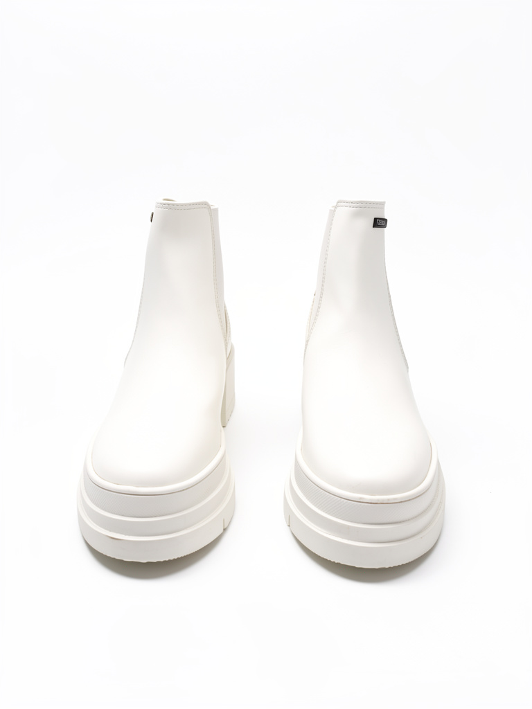 Botines blancos plataforma talla 40