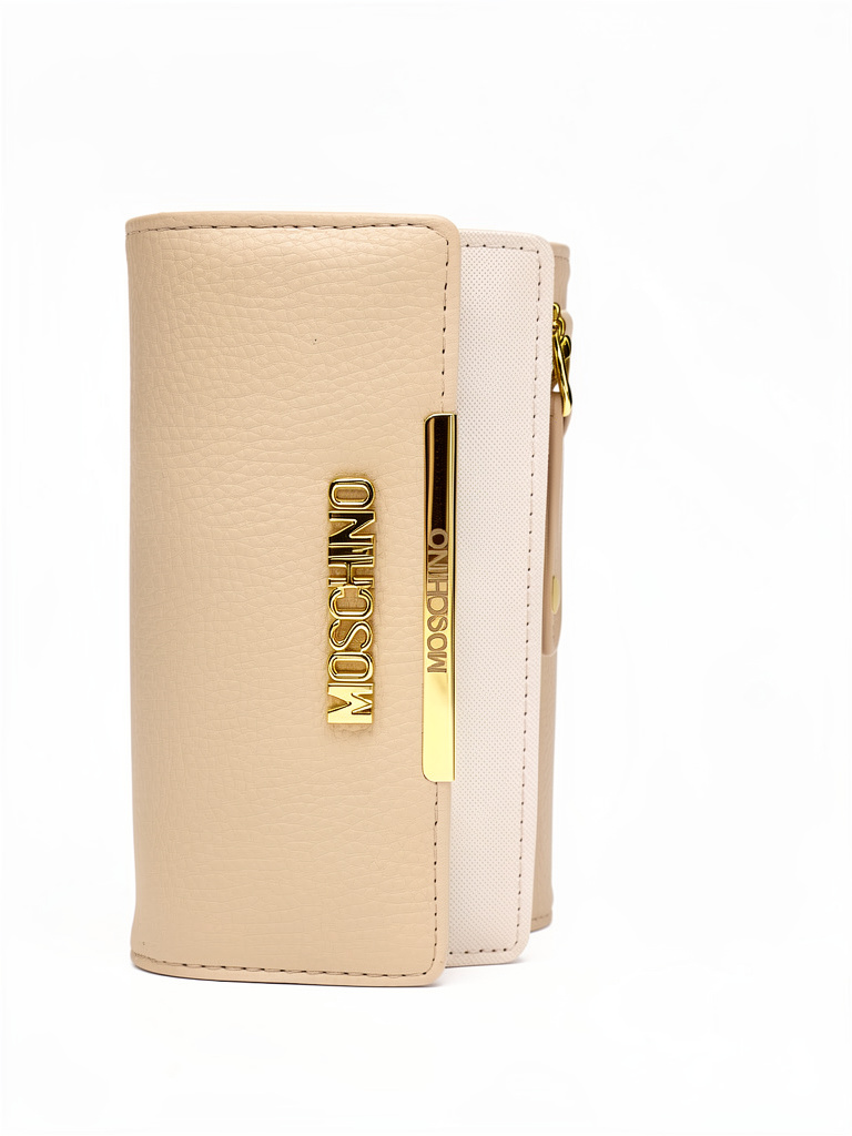 Moschino beige cartera