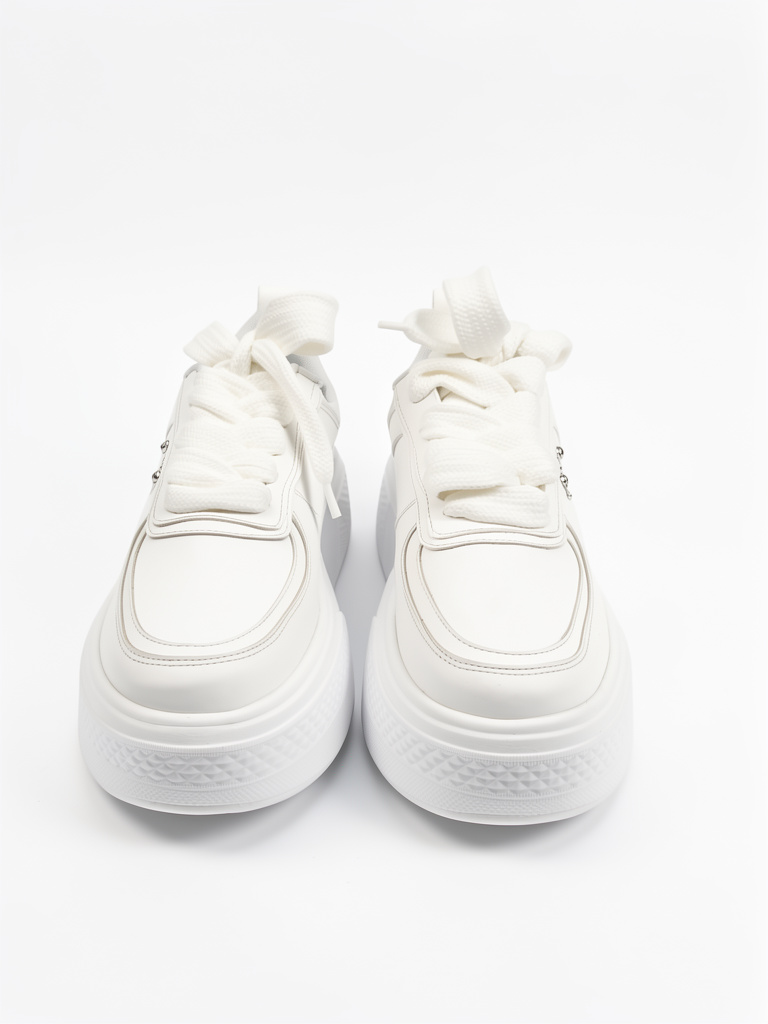Tenis blancos plataforma talla 39