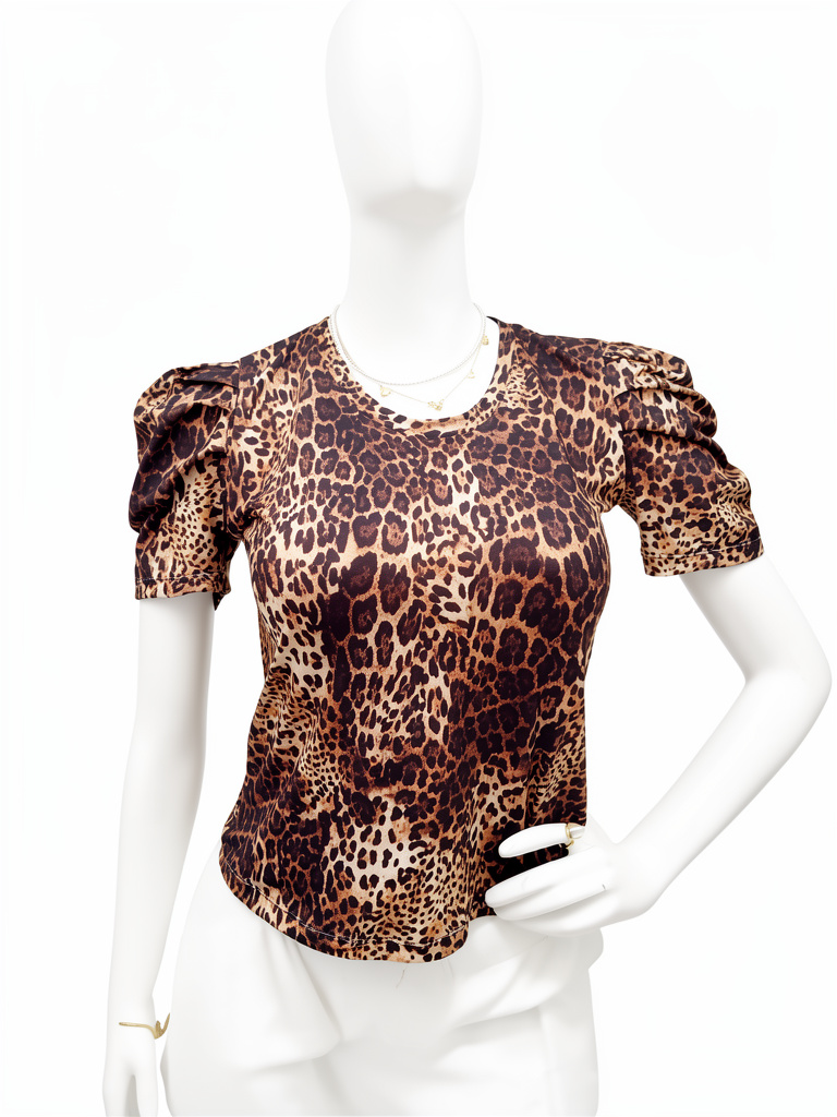 Blusa animal print talla m