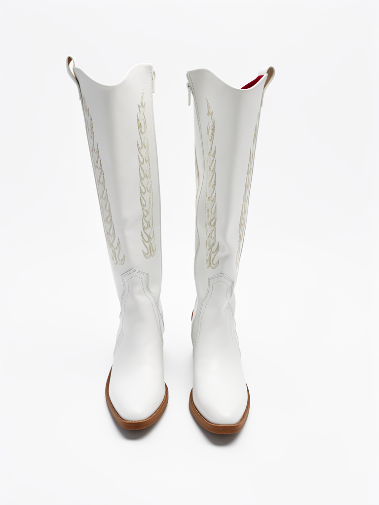 Botas western blancas talla 38