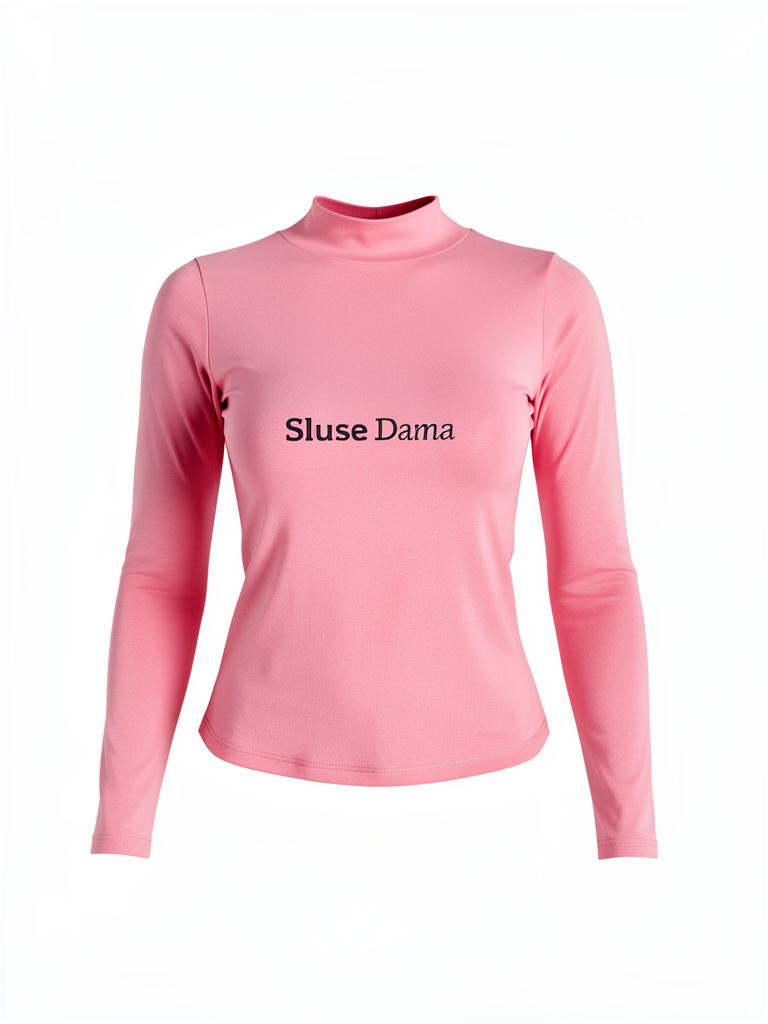 Blusa rosa manga larga talla m