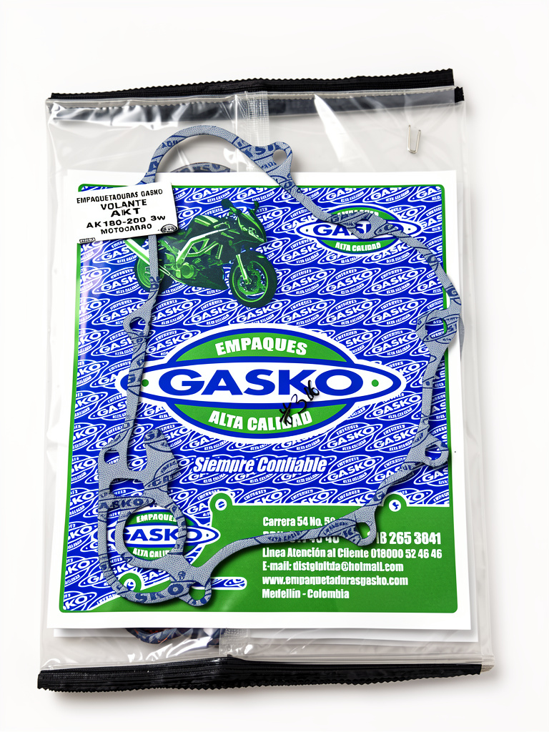 EMPAQUE TAPA VOLANTE DE AK180-200 3W MOTO CARRO