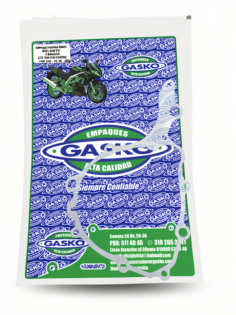 EMPAQUE TAPA VOLANTE DE XTZ250/FAZZERR250/YBR250/FZ-250