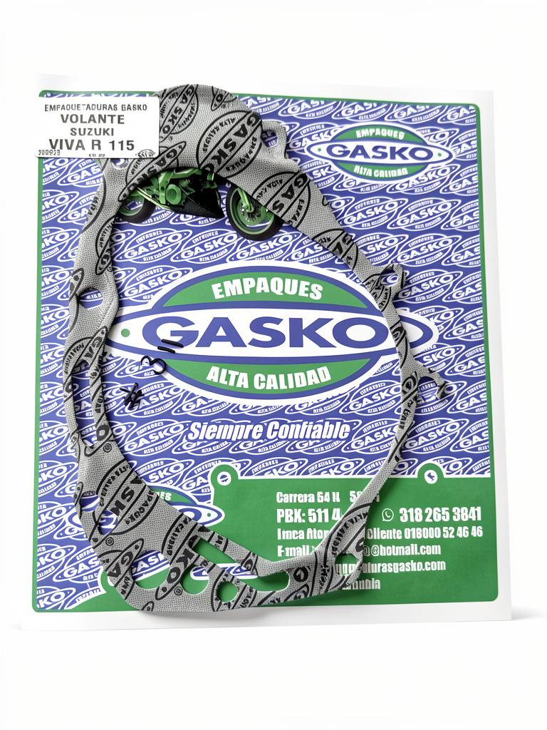 EMPAQUE TAPA VOLANTE VIVAR115-BEST125MARCA GASKO