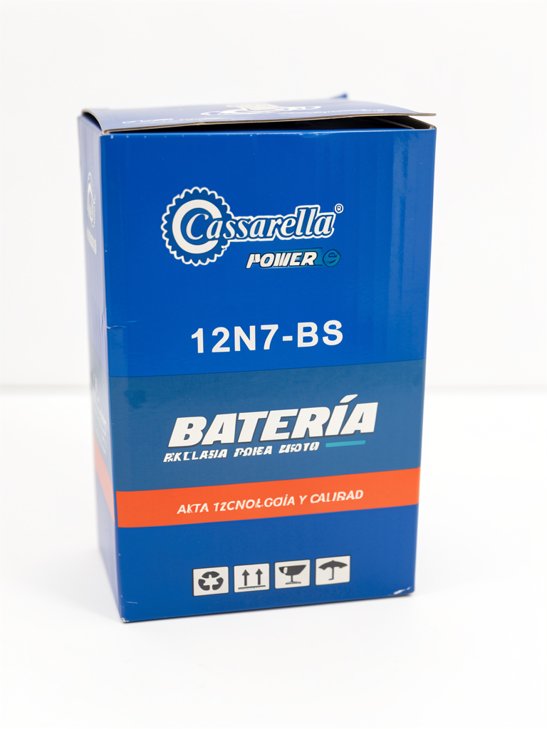 BATERIA CASSARELLA 12N7 AKT 125EVO-150EVO-125ONE-SUZUKI GN-GS125-GSX150-VITORY NITROX
