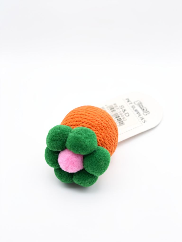 Juguete de gato flor
