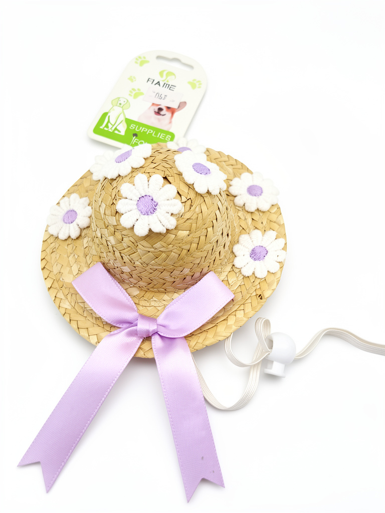 Sombrero de flores chico