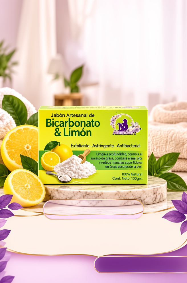 Jabon vicarbonato y limon