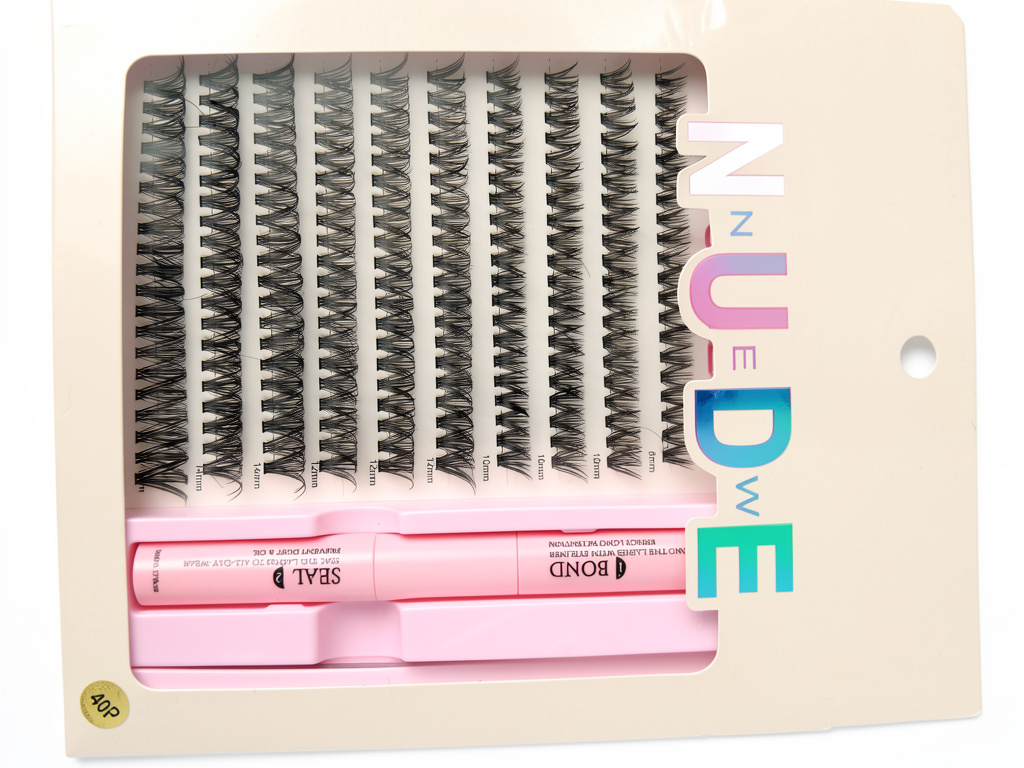 Nude pestañas postizas y gel cejas