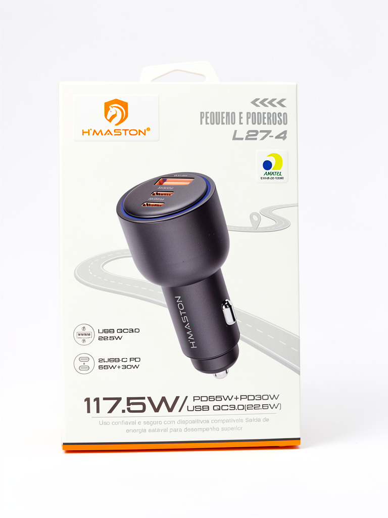 Carregador veicular turbo premium