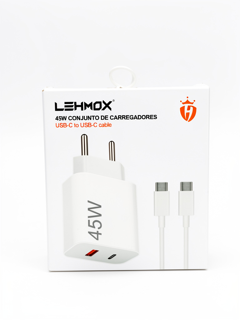 Carregador Turbo 45w Lehmox
