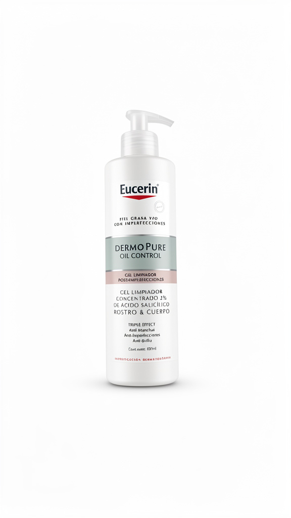 Eucerin DermoPure Oil Control gel limpiador 400ml
