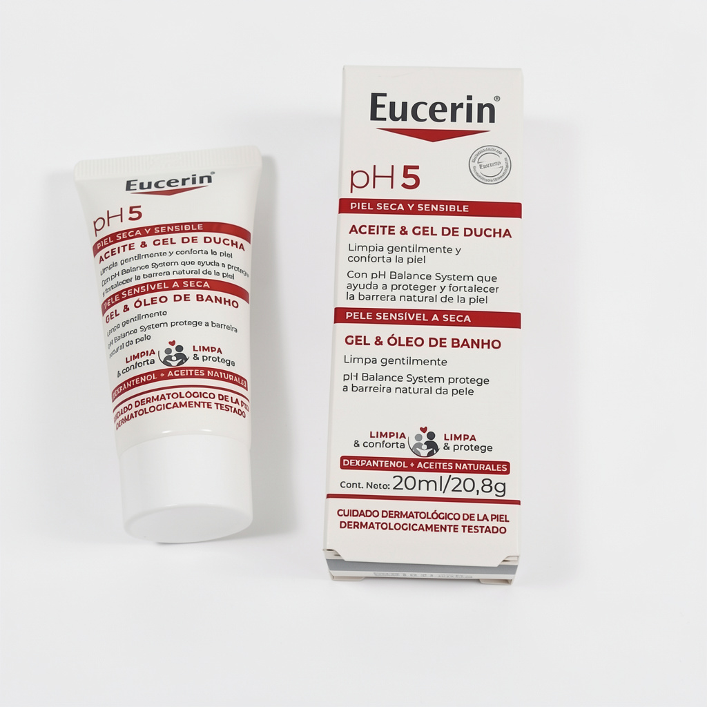 Eucerin ph5 aceite y gel de ducha 20ml corporal