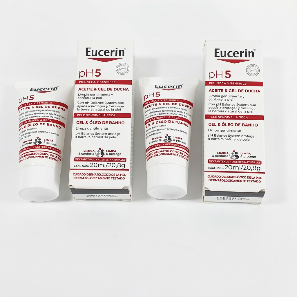 Eucerin Ph5 aceite y gel de ducha promo 4pz